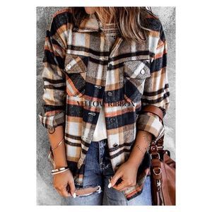 NEW Plaid Long-sleeve Oversized Shacket / Shirt Jacket
